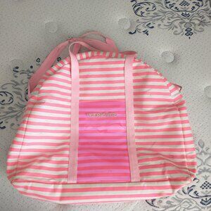 Limited Edition Victoria's Secret Pink and White Weekender Bag